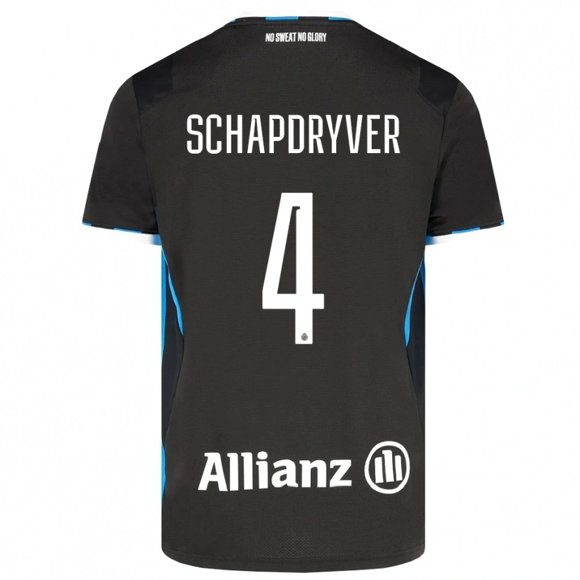 Danxen Kid Emely Schapdryver #4 Black Red Blue Home Jersey 2026/27 T-Shirt