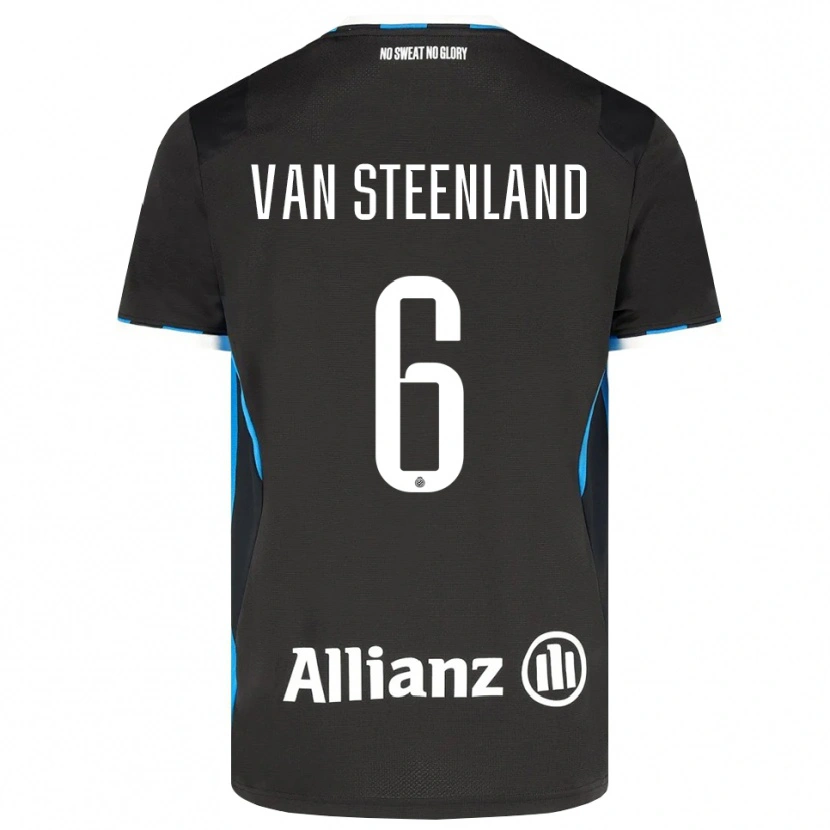 Danxen Kid Gilles Van Steenland #6 Black Red Blue Home Jersey 2026/27 T-Shirt