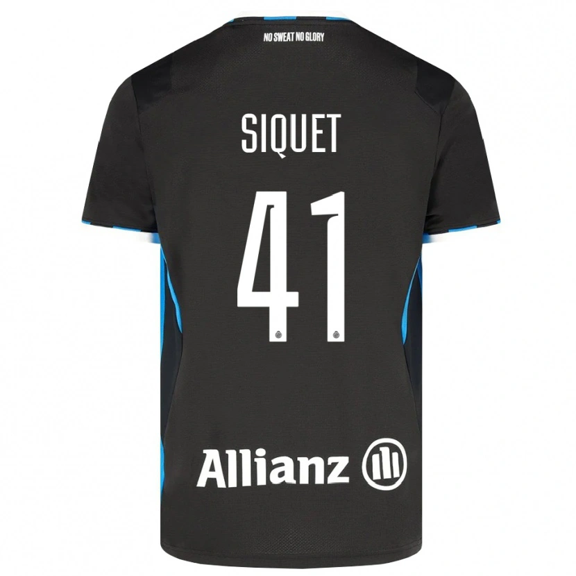 Danxen Kid Hugo Siquet #41 Black Red Blue Home Jersey 2026/27 T-Shirt