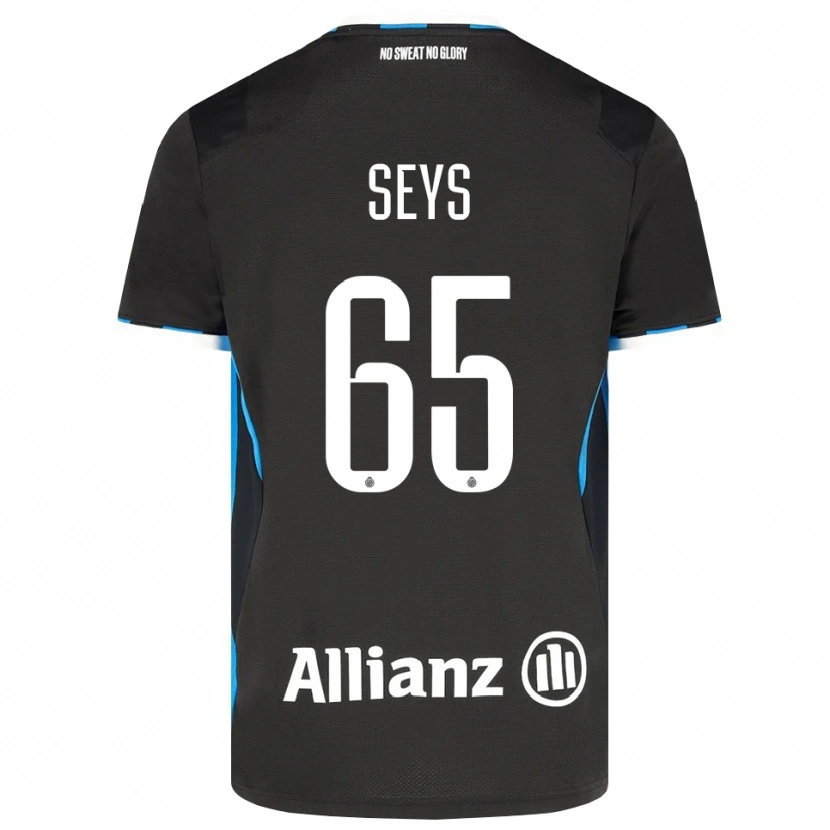 Danxen Kid Joaquin Seys #65 Black Red Blue Home Jersey 2026/27 T-Shirt