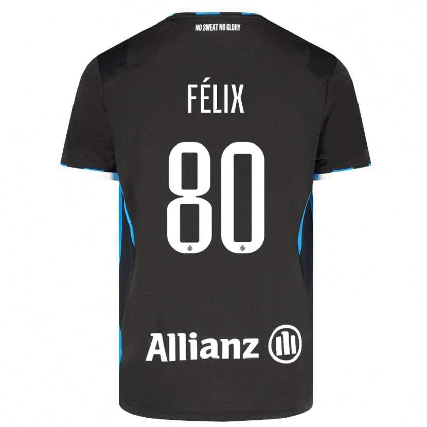 Danxen Kid Félix Lemaréchal #80 Black Red Blue Home Jersey 2026/27 T-Shirt