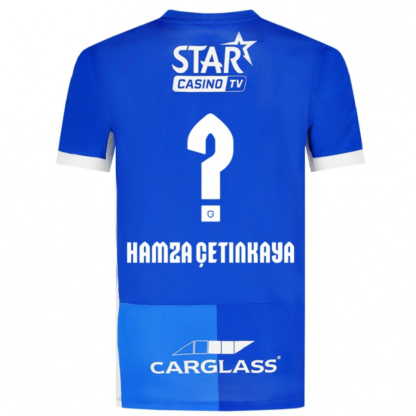 Danxen Kid Ayaz Hamza Çetinkaya #0 Medium Blue Royal Blue White Home Jersey 2026/27 T-Shirt