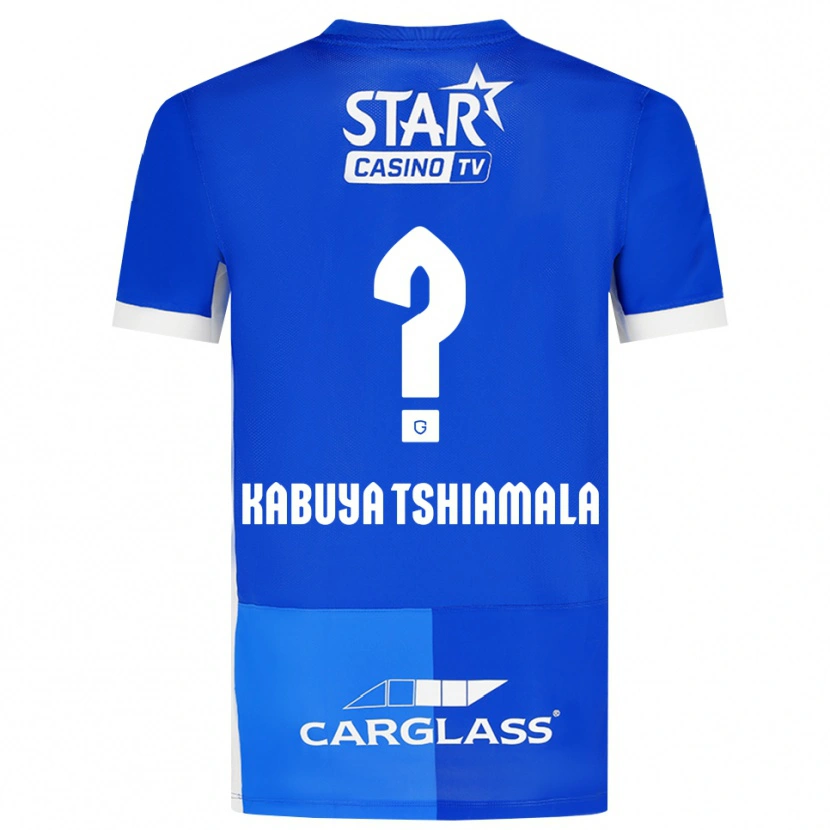 Danxen Kid Lino Kabuya Tshiamala #0 Medium Blue Royal Blue White Home Jersey 2026/27 T-Shirt