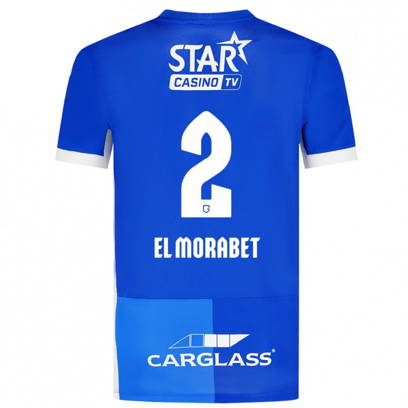 Danxen Kid Sami El Morabet #2 Medium Blue Royal Blue White Home Jersey 2026/27 T-Shirt