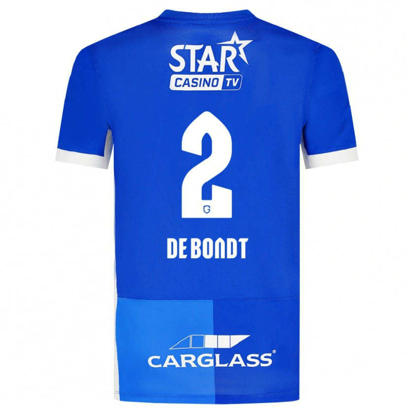 Danxen Kid Marith De Bondt #2 Medium Blue Royal Blue White Home Jersey 2026/27 T-Shirt