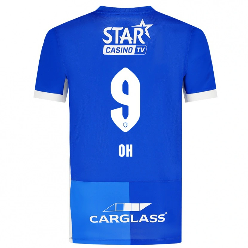 Danxen Kid Hyeon-Gyu Oh #9 Medium Blue Royal Blue White Home Jersey 2026/27 T-Shirt