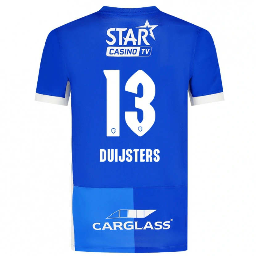 Danxen Kid Gwen Duijsters #13 Medium Blue Royal Blue White Home Jersey 2026/27 T-Shirt
