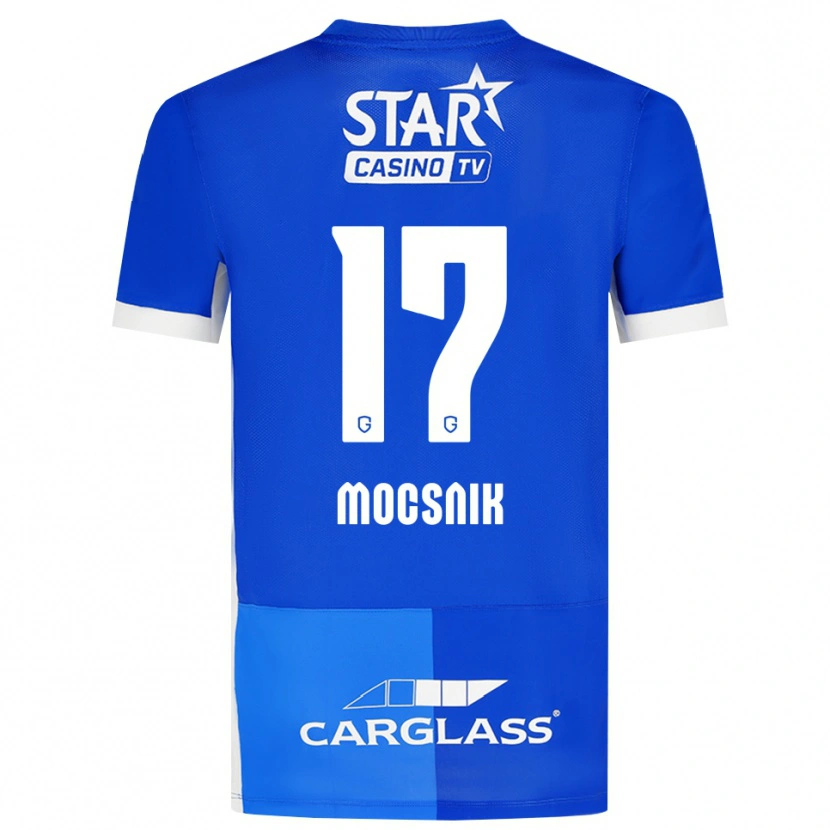 Danxen Kid Manu Mocsnik #17 Medium Blue Royal Blue White Home Jersey 2026/27 T-Shirt