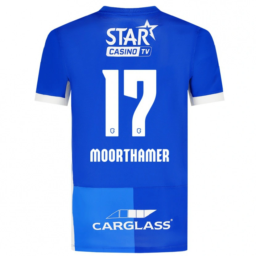 Danxen Kid Tinus Moorthamer #17 Medium Blue Royal Blue White Home Jersey 2026/27 T-Shirt