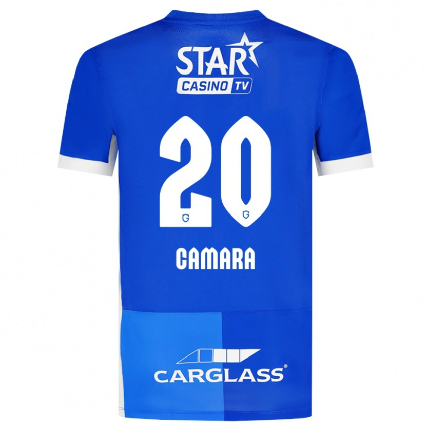 Danxen Kid Ali Camara #20 Medium Blue Royal Blue White Home Jersey 2026/27 T-Shirt