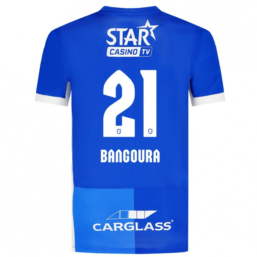 Danxen Kid Ibrahima Sory Bangoura #21 Medium Blue Royal Blue White Home Jersey 2026/27 T-Shirt