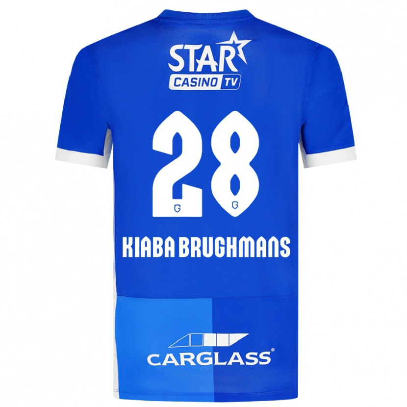 Danxen Kid Lucca Brughmans #28 Medium Blue Royal Blue White Home Jersey 2026/27 T-Shirt