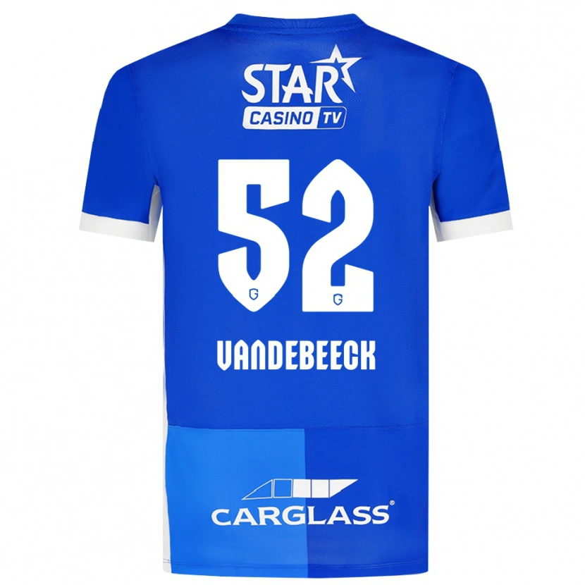 Danxen Kid Emmely Vandebeeck #52 Medium Blue Royal Blue White Home Jersey 2026/27 T-Shirt