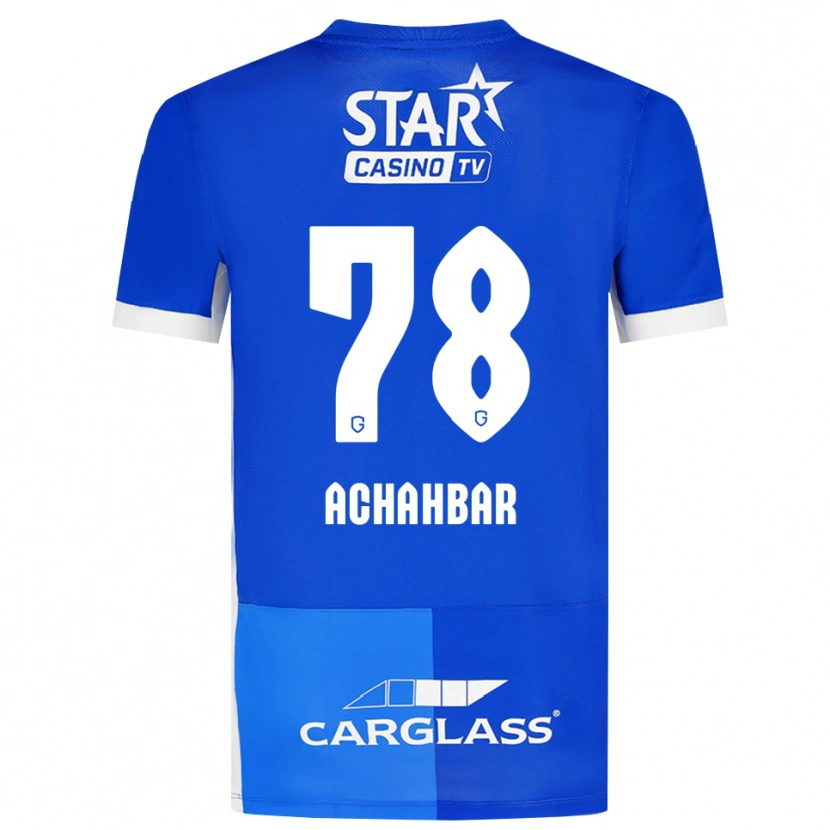 Danxen Kid Kiyan Achahbar #78 Medium Blue Royal Blue White Home Jersey 2026/27 T-Shirt
