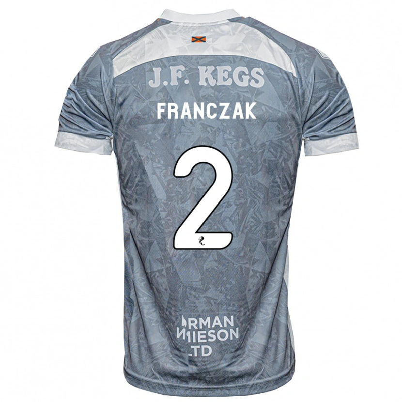 Danxen Kid Emil Franczak #2 Lightslate Gray Away Jersey 2026/27 T-Shirt