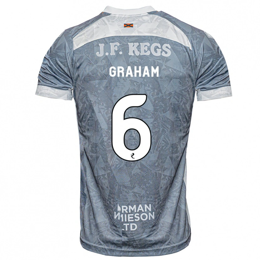 Danxen Kid Ross Graham #6 Lightslate Gray Away Jersey 2026/27 T-Shirt