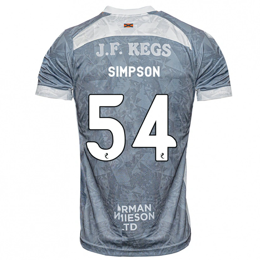 Danxen Kid Finlay Simpson #54 Lightslate Gray Away Jersey 2026/27 T-Shirt