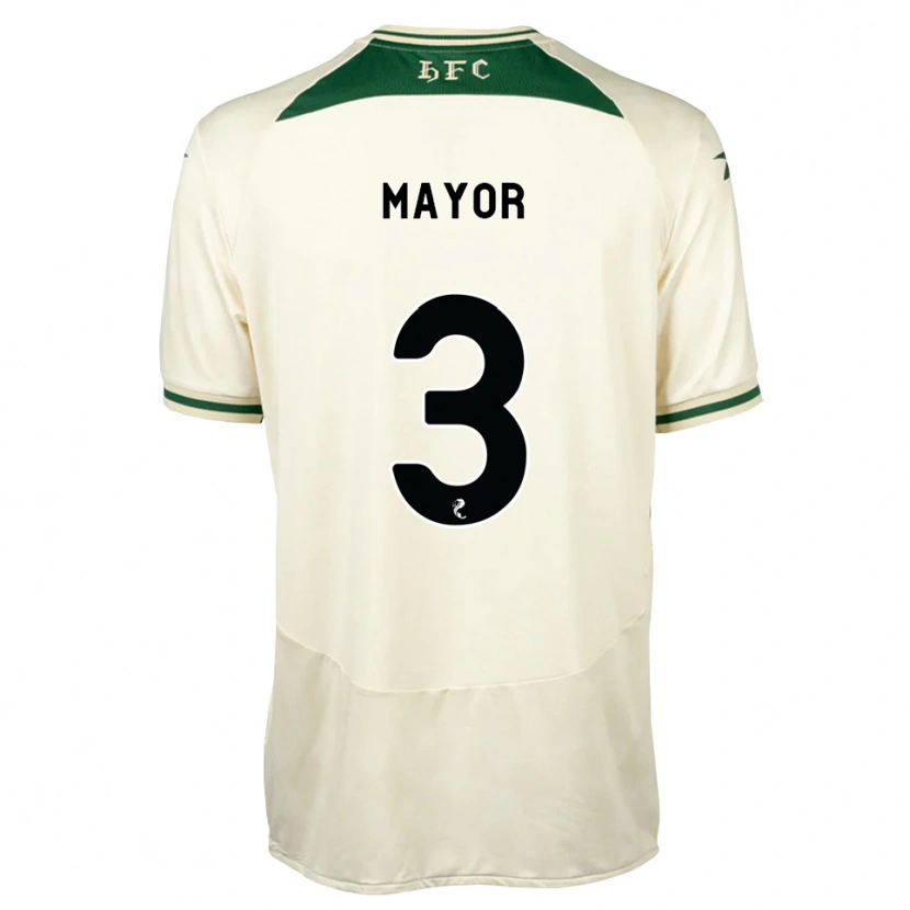 Danxen Kid Adam Mayor #3 White Forest Green Away Jersey 2026/27 T-Shirt