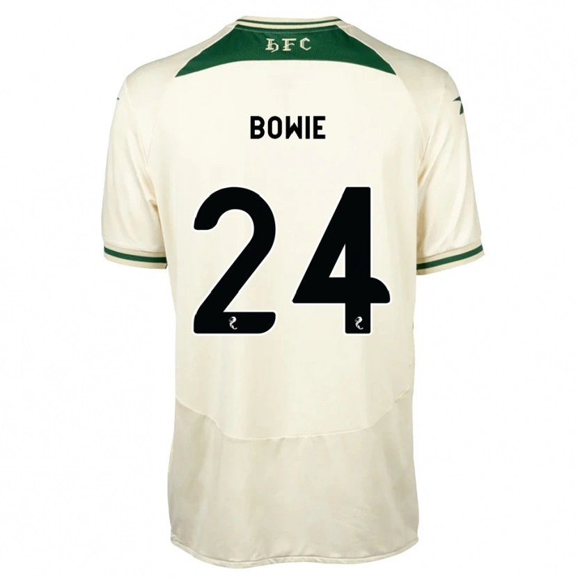 Danxen Kid Tegan Bowie #24 White Forest Green Away Jersey 2026/27 T-Shirt