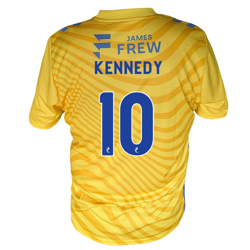 Danxen Kid Matty Kennedy #10 Royalblue Yellow Away Jersey 2026/27 T-Shirt