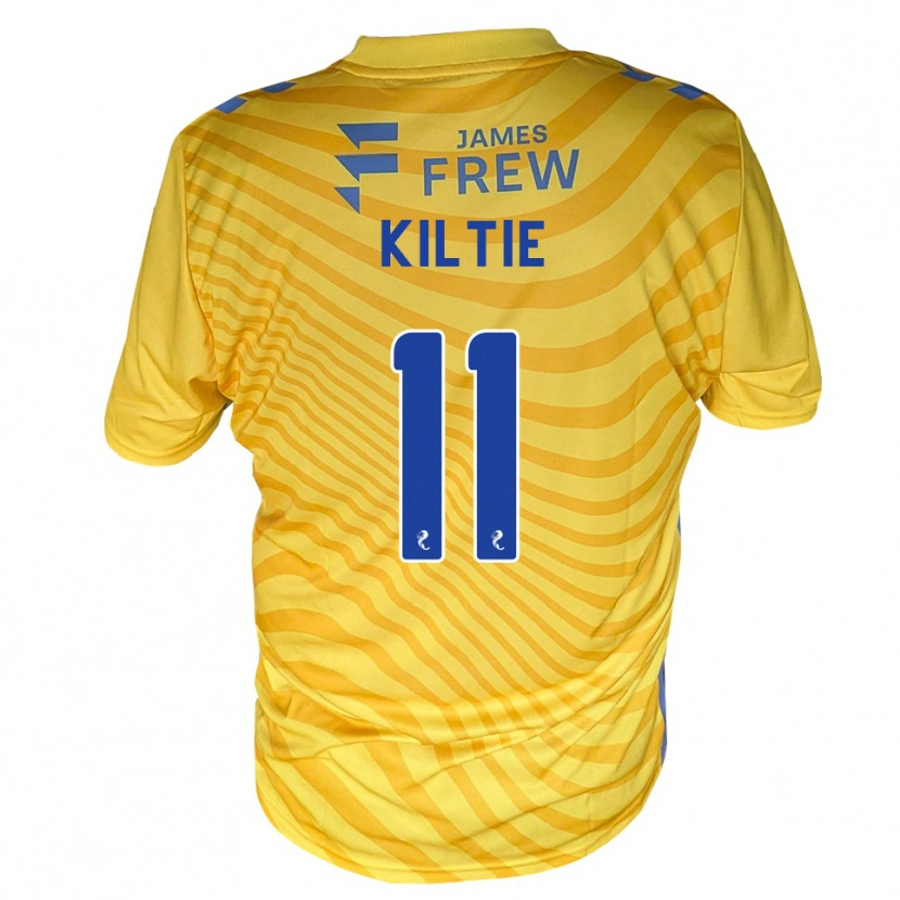 Danxen Kid Greg Kiltie #11 Royalblue Yellow Away Jersey 2026/27 T-Shirt