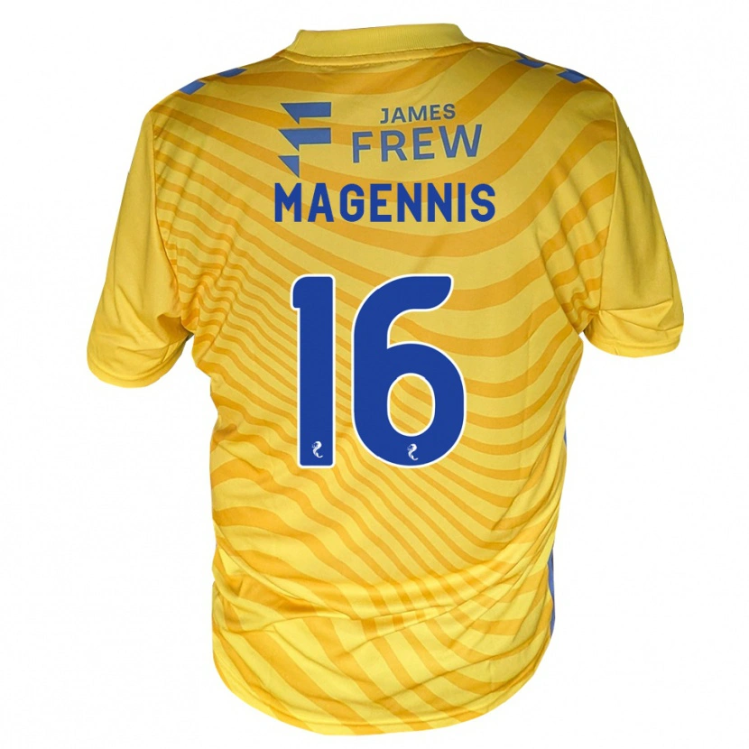 Danxen Kid Kyle Magennis #16 Royalblue Yellow Away Jersey 2026/27 T-Shirt