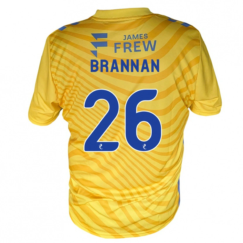 Danxen Kid Ben Brannan #26 Royalblue Yellow Away Jersey 2026/27 T-Shirt
