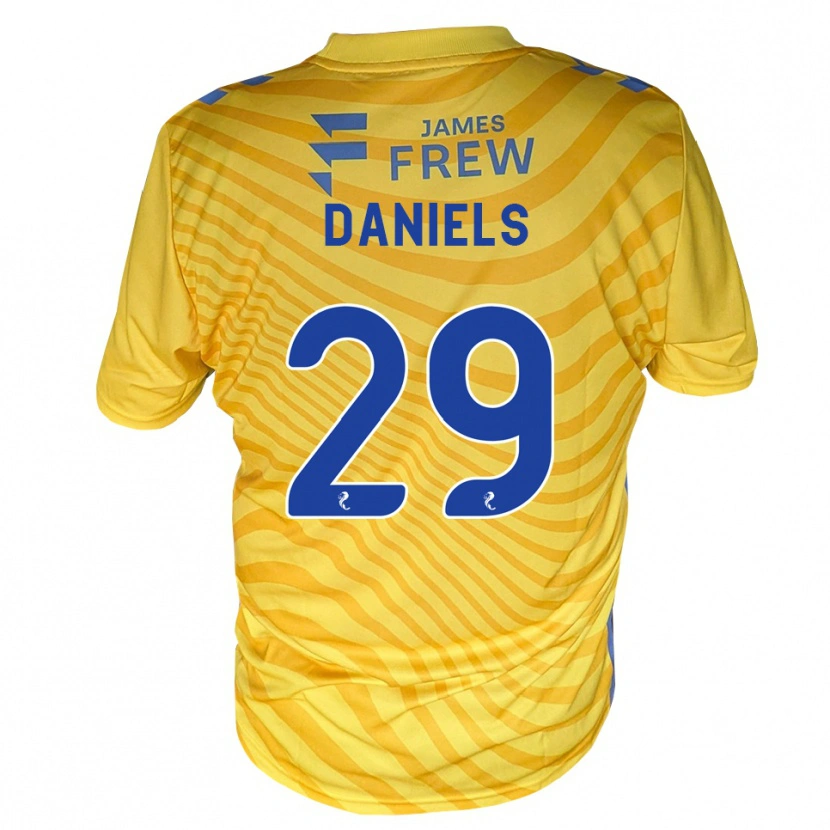 Danxen Kid Djenairo Daniels #29 Royalblue Yellow Away Jersey 2026/27 T-Shirt