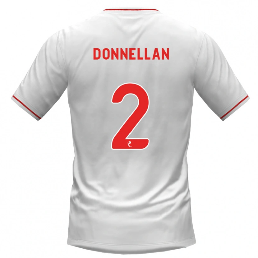 Danxen Kid Shaun Donnellan #2 White Red Away Jersey 2026/27 T-Shirt