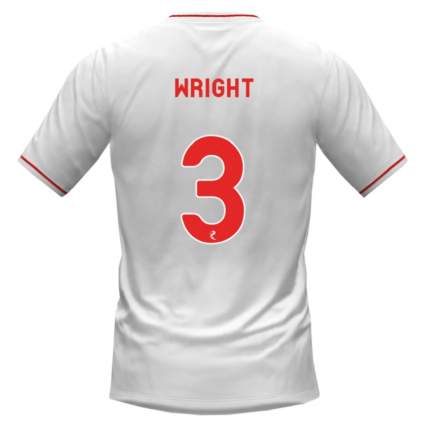 Danxen Kid Duncan Wright #3 White Red Away Jersey 2026/27 T-Shirt