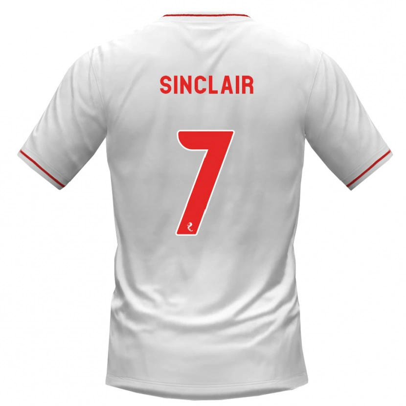 Danxen Kid Tyrese Sinclair #7 White Red Away Jersey 2026/27 T-Shirt