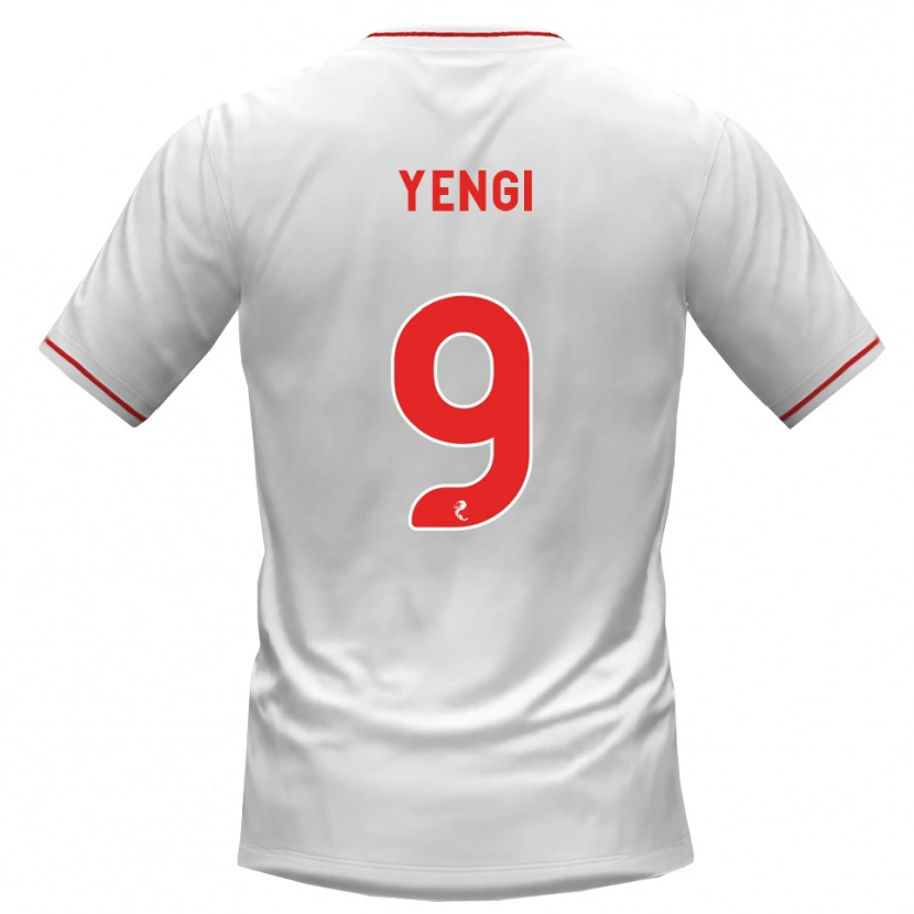 Danxen Kid Tete Yengi #9 White Red Away Jersey 2026/27 T-Shirt