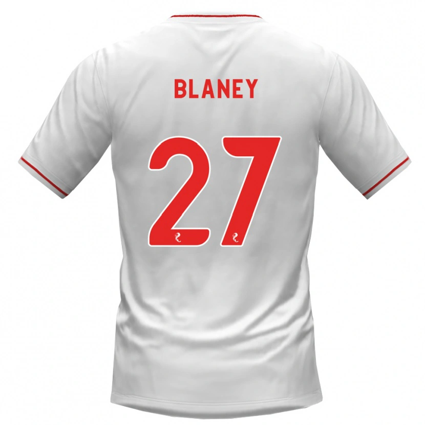 Danxen Kid Shane Blaney #27 White Red Away Jersey 2026/27 T-Shirt