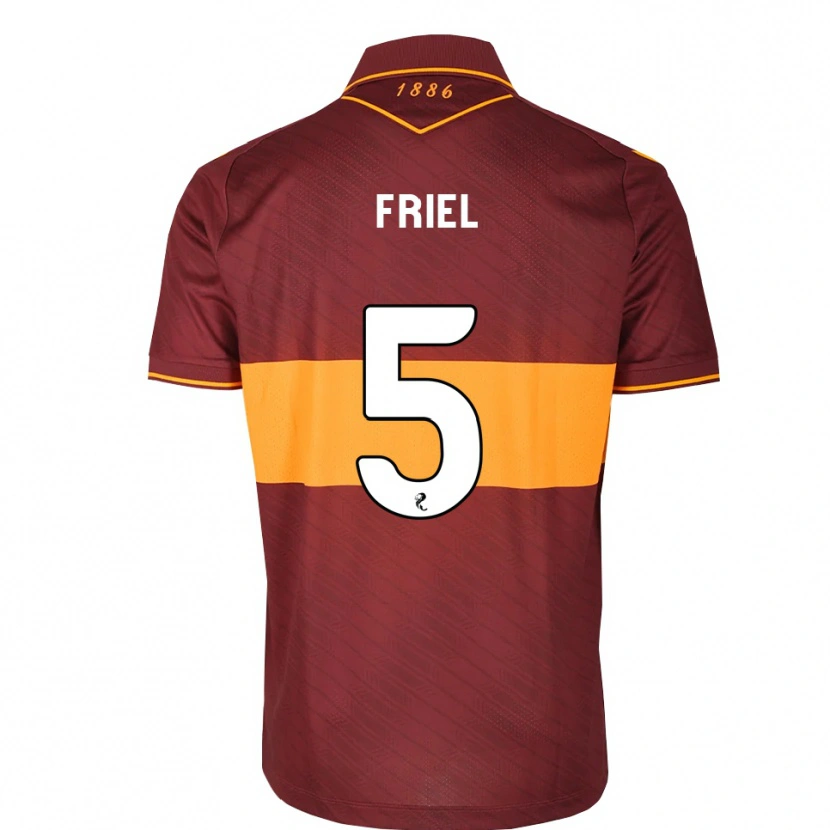 Danxen Kid Jon-Joe Friel #5 Orange Maroon Away Jersey 2026/27 T-Shirt