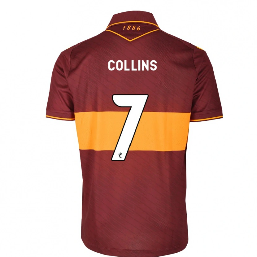 Danxen Kid Bailley Collins #7 Orange Maroon Away Jersey 2026/27 T-Shirt