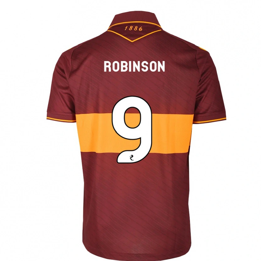 Danxen Kid Zach Robinson #9 Orange Maroon Away Jersey 2026/27 T-Shirt
