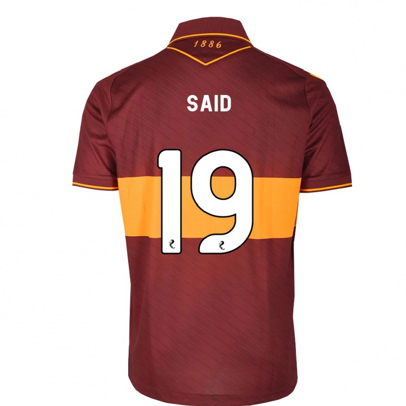 Danxen Kid Ibrahim Said #19 Orange Maroon Away Jersey 2026/27 T-Shirt