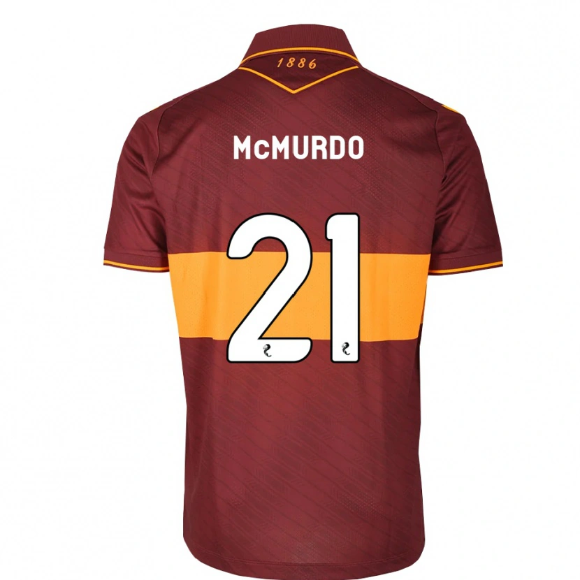 Danxen Kid Emma Mcmurdo #21 Orange Maroon Away Jersey 2026/27 T-Shirt