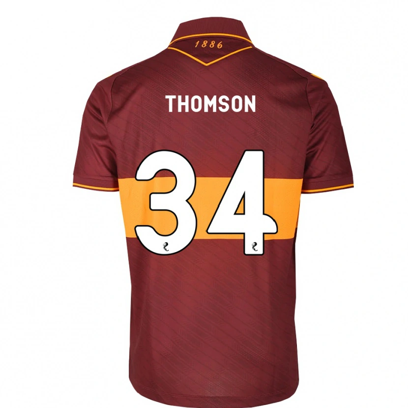 Danxen Kid Aaron Thomson #34 Orange Maroon Away Jersey 2026/27 T-Shirt