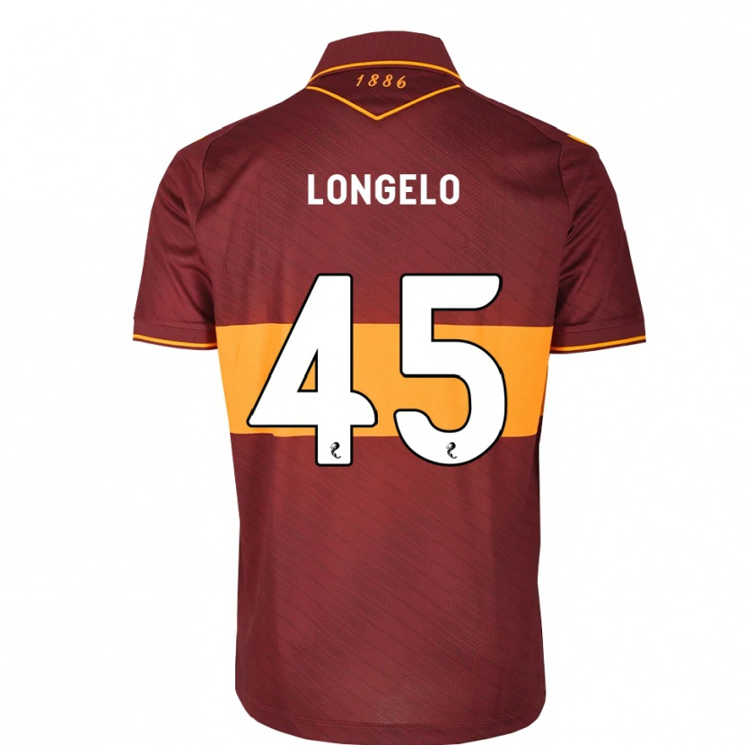 Danxen Kid Emmanuel Longelo #45 Orange Maroon Away Jersey 2026/27 T-Shirt