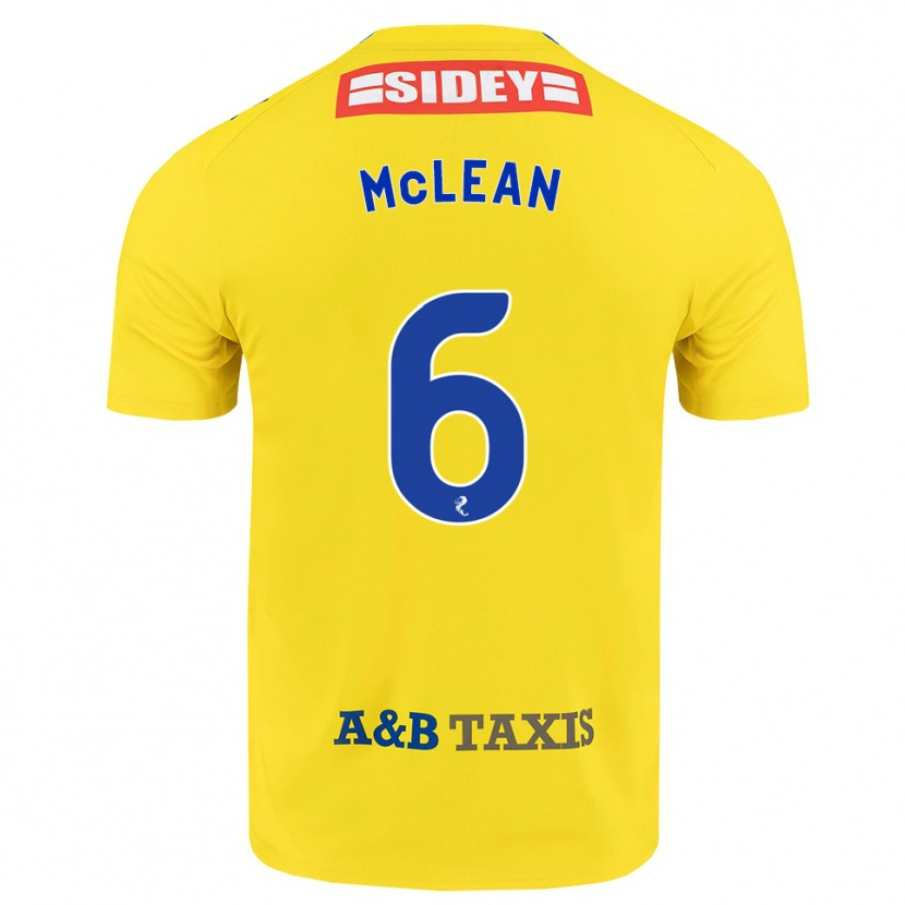 Danxen Kid Elvie Mclean #6 Yellow Blue Black Away Jersey 2026/27 T-Shirt