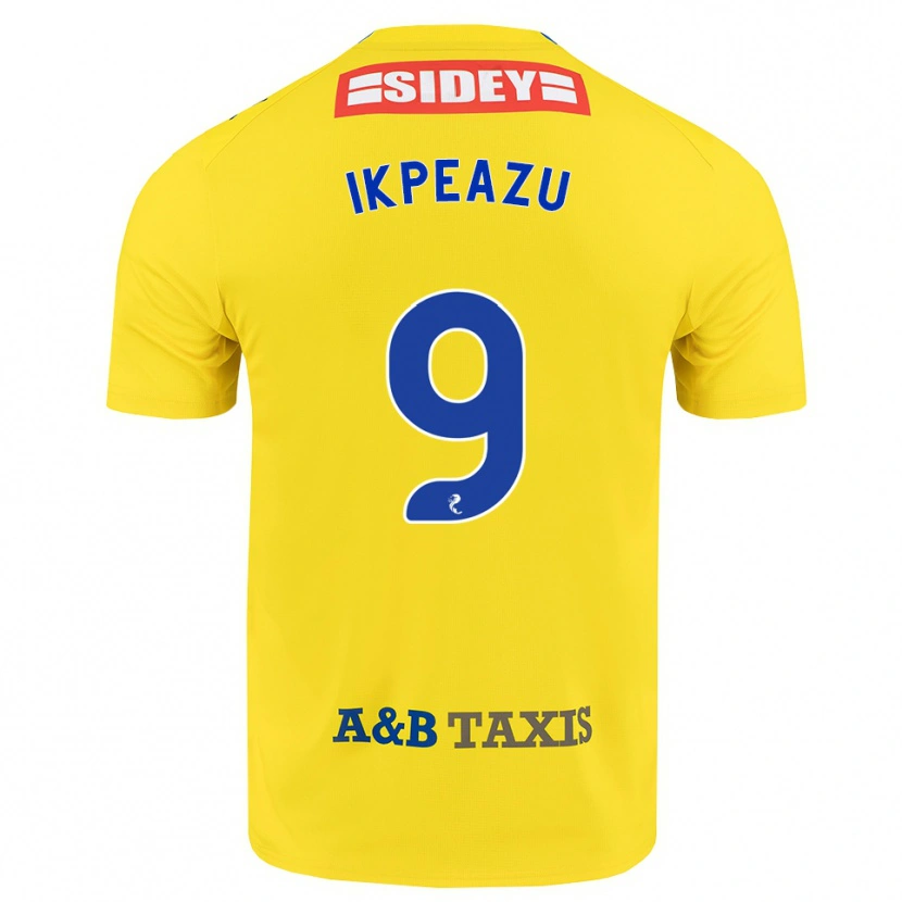 Danxen Kid Uche Ikpeazu #9 Yellow Blue Black Away Jersey 2026/27 T-Shirt