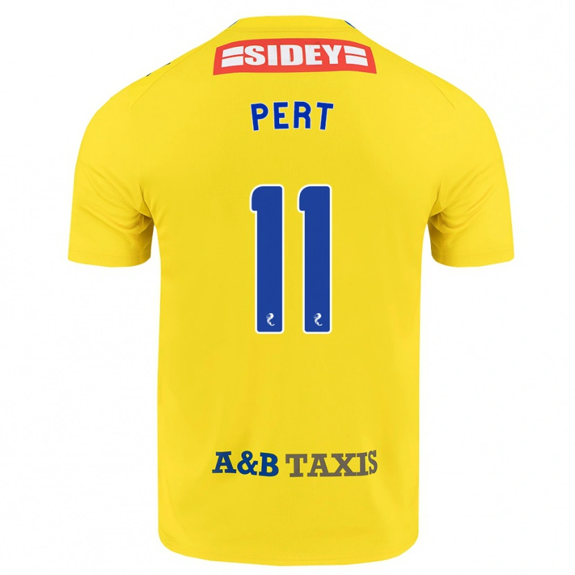 Danxen Kid Bailey Pert #11 Yellow Blue Black Away Jersey 2026/27 T-Shirt