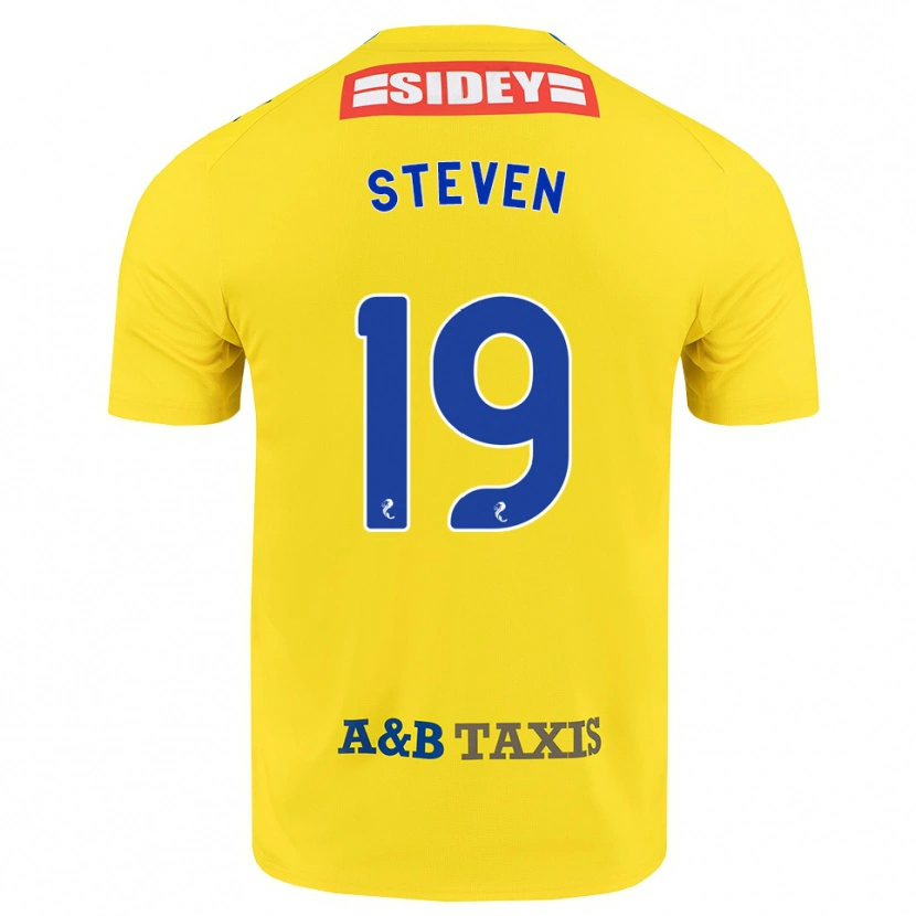 Danxen Kid Taylor Steven #19 Yellow Blue Black Away Jersey 2026/27 T-Shirt