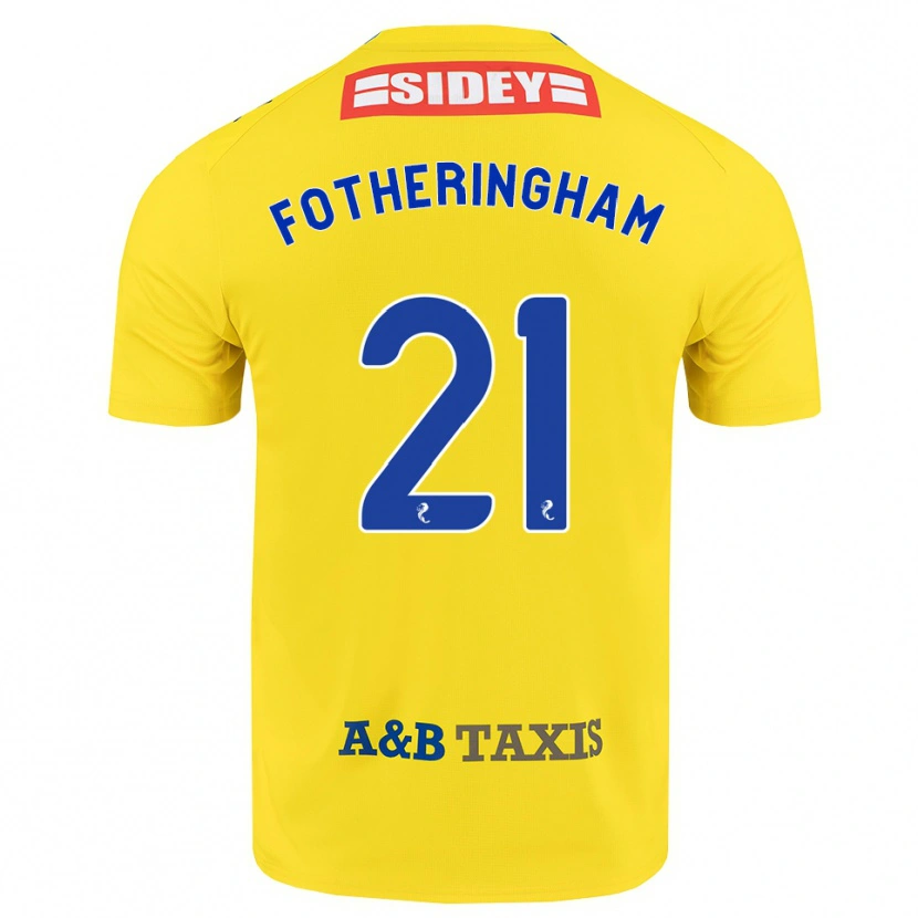 Danxen Kid Kai Fotheringham #21 Yellow Blue Black Away Jersey 2026/27 T-Shirt