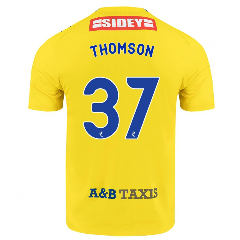 Danxen Kid Kyle Thomson #37 Yellow Blue Black Away Jersey 2026/27 T-Shirt