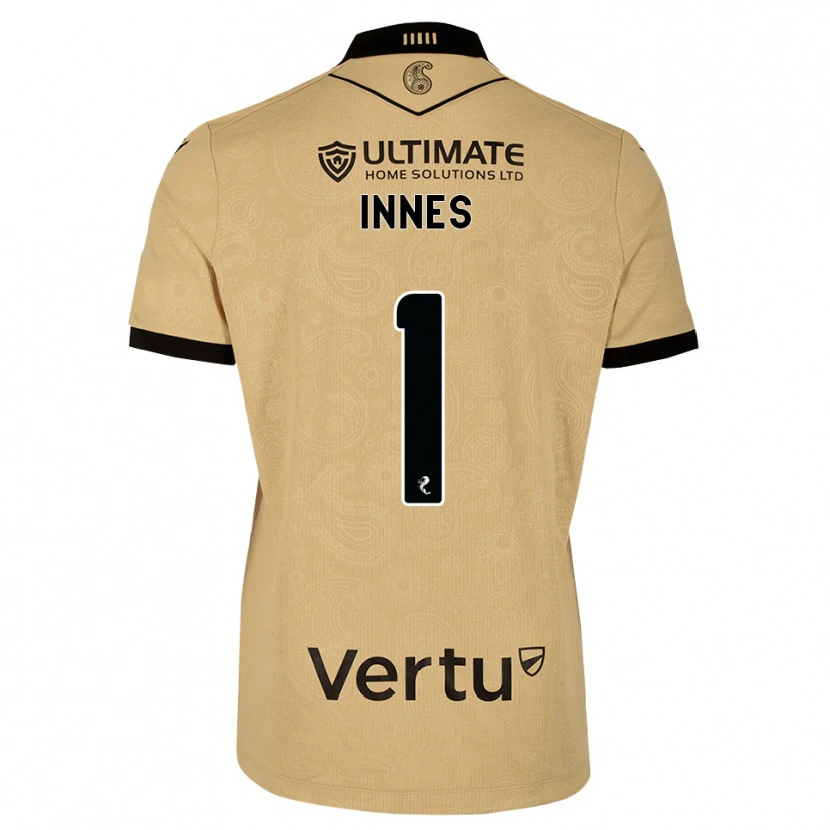 Danxen Kid Charlie Innes #1 Burlywood Black Away Jersey 2026/27 T-Shirt
