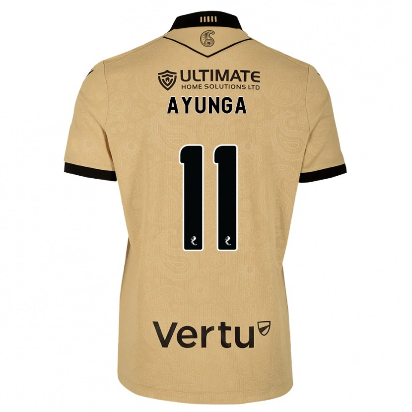 Danxen Kid Jonah Ayunga #11 Burlywood Black Away Jersey 2026/27 T-Shirt