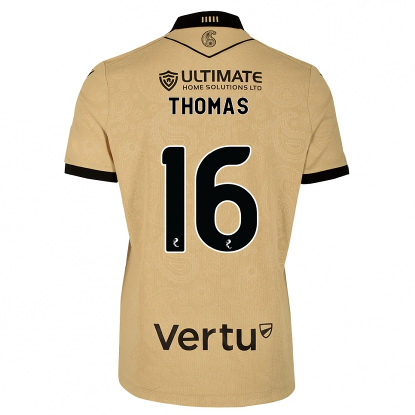 Danxen Kid Luke Thomas #16 Burlywood Black Away Jersey 2026/27 T-Shirt