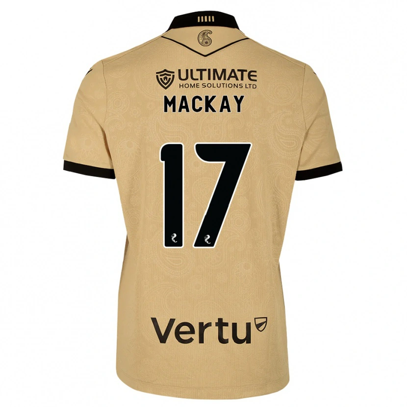 Danxen Kid Rory Mackay #17 Burlywood Black Away Jersey 2026/27 T-Shirt